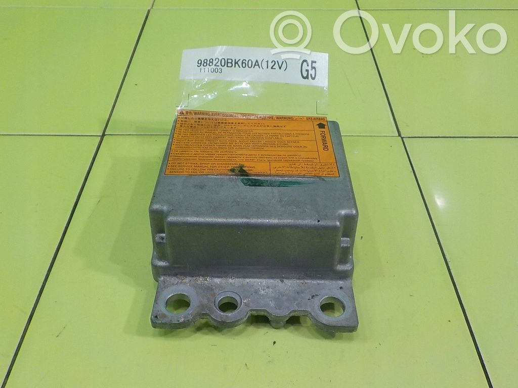 Nissan Qashqai+2 Airbag control unit/module 
