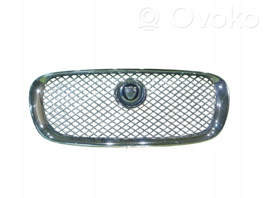 Jaguar XF X250 Maskownica / Grill / Atrapa górna chłodnicy 