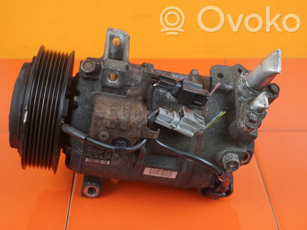 Nissan Qashqai Kompresor / Sprężarka klimatyzacji A/C 