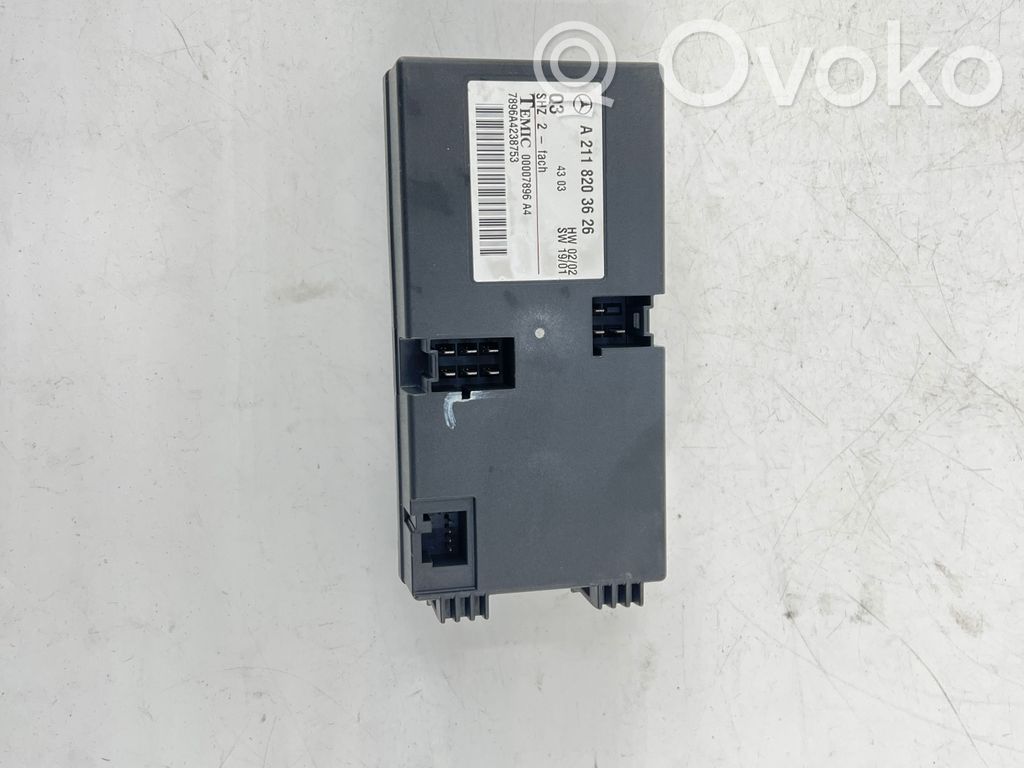 Module de commande de siège   A2118203626