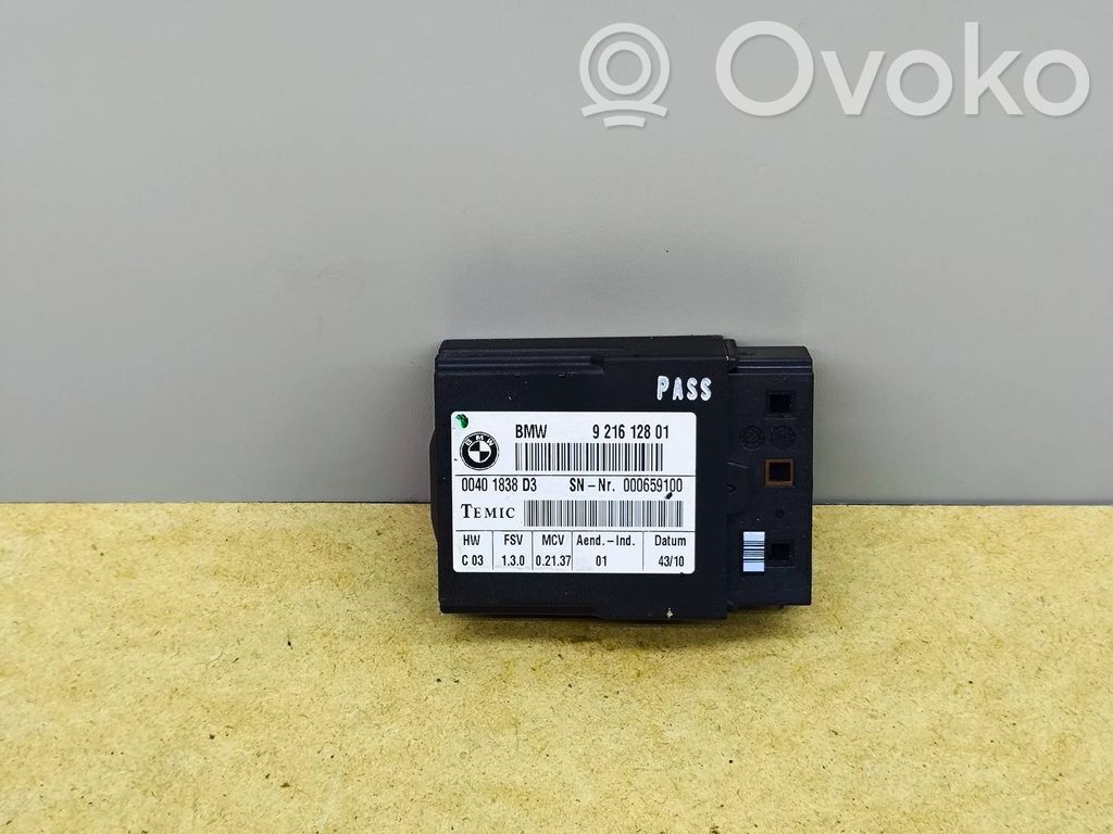 BMW 3 E92 E93 Seat belt adjustment motor 