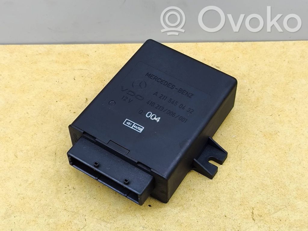 Mercedes-Benz E W211 Air suspension control unit module (rear) 