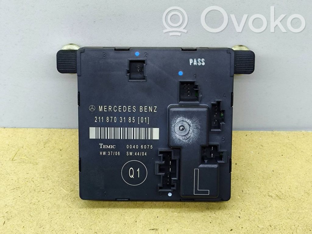Mercedes-Benz E W211 Unité de commande module de porte 