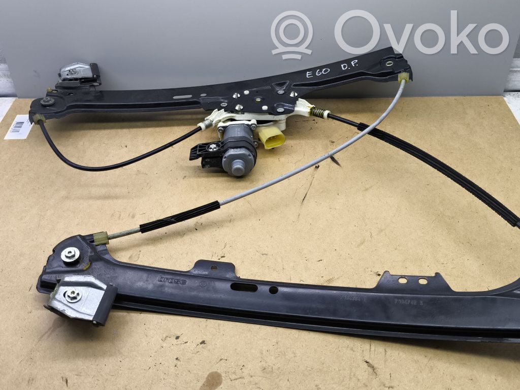 BMW 5 E60 E61 Front door window regulator with motor 