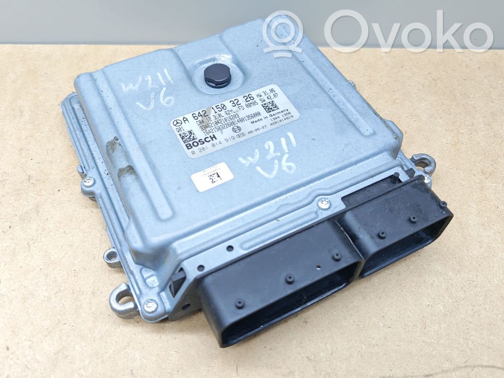 Engine control unit/module   A6421503226,0281014919