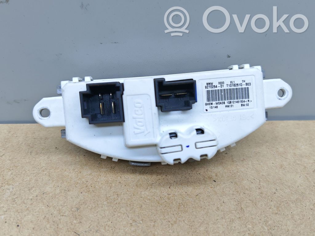 BMW 1 F20 F21 Rezystor / Opornik dmuchawy nawiewu 