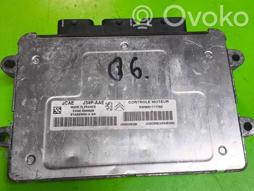 Unidad de control/módulo del motor   9661717780,5306066898,215859022A,9655883280