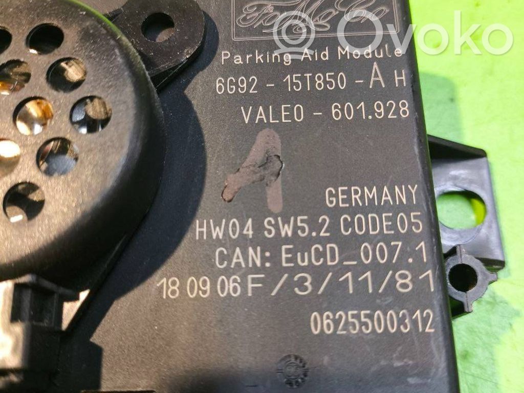 Ford Galaxy Pysäköintitutkan (PCD) ohjainlaite/moduuli 