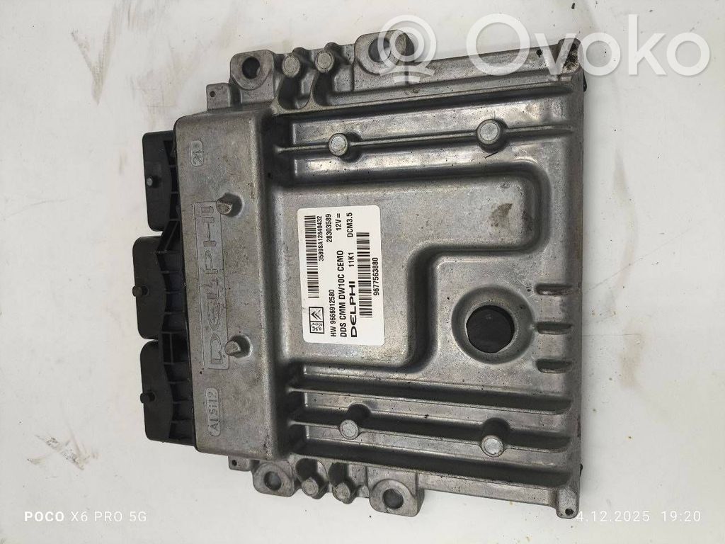 Engine control unit/module   9677563880,28303589,9666912580