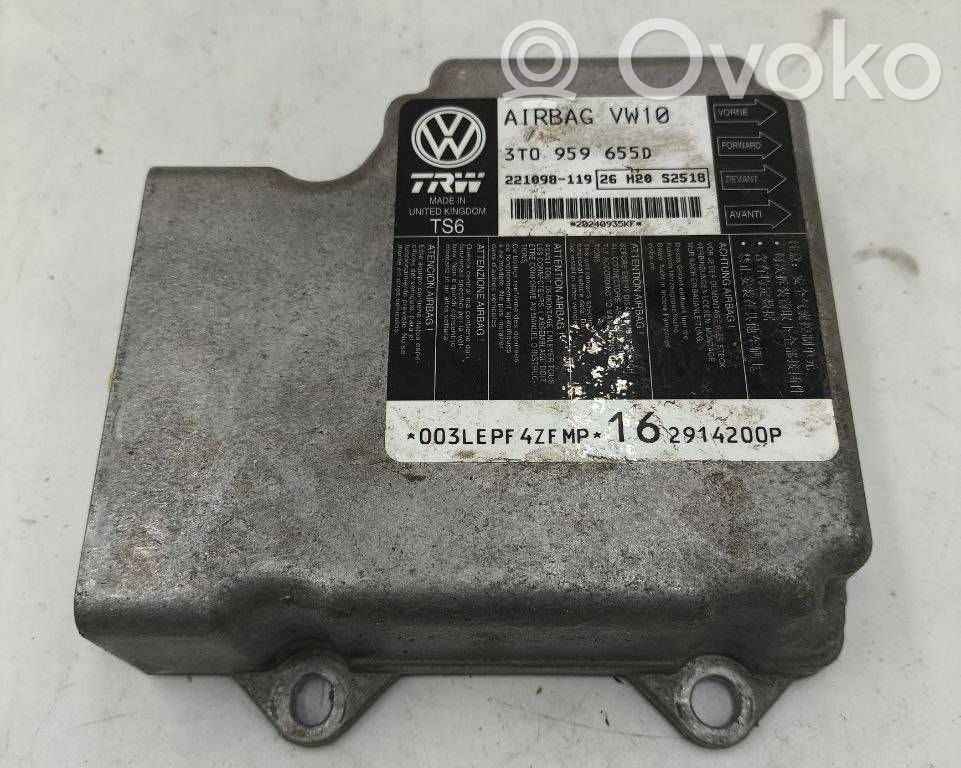 Airbag control unit/module   3T0959655D,221098119,26H20S2518
