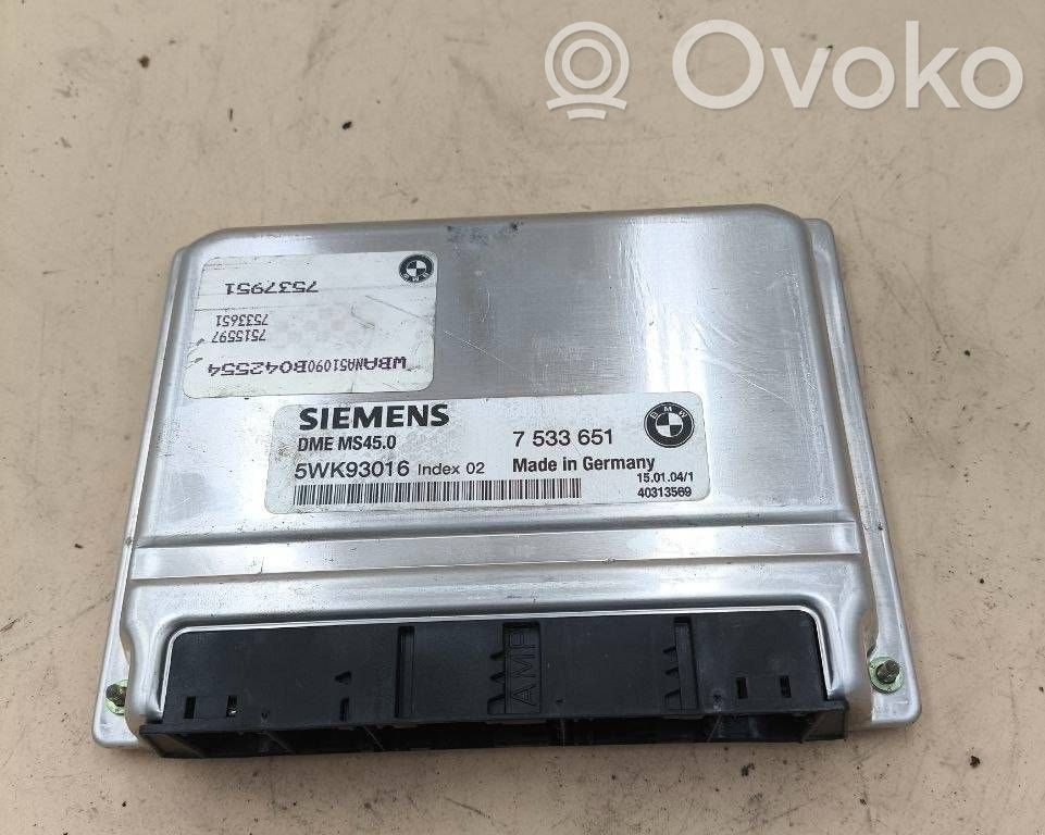 BMW 5 E60 E61 Engine control unit/module ECU 