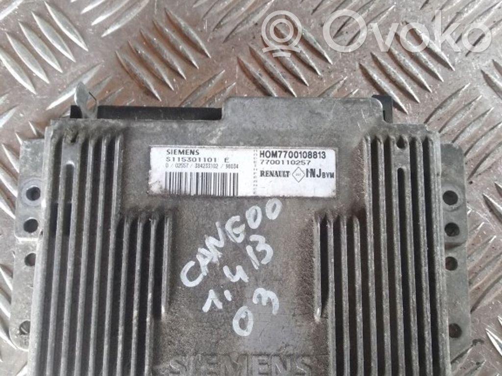 Engine control unit/module   S115301101E,HOM7700108813,7700110257