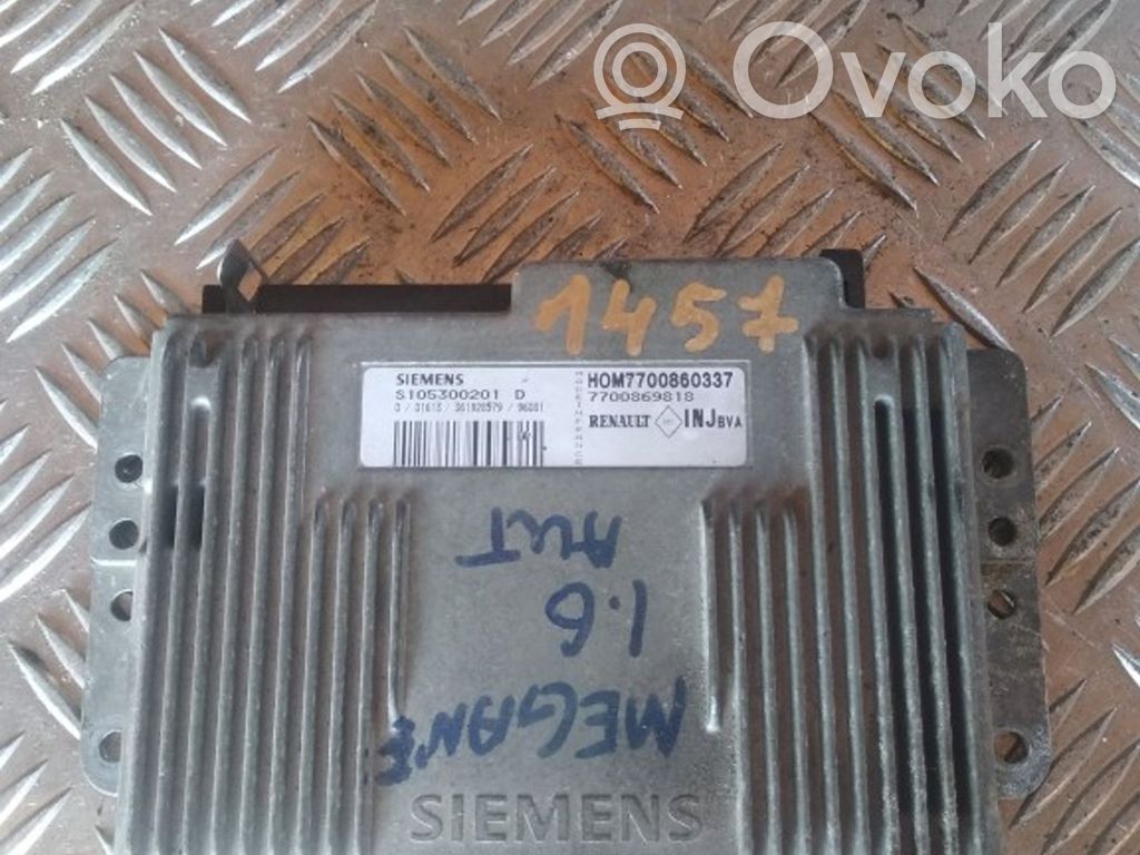 Renault Megane I Sterownik / Moduł ECU 