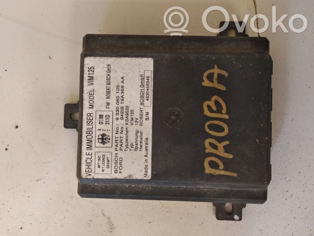 Immobilizer control unit/module   9330065125,94BB19A366AA