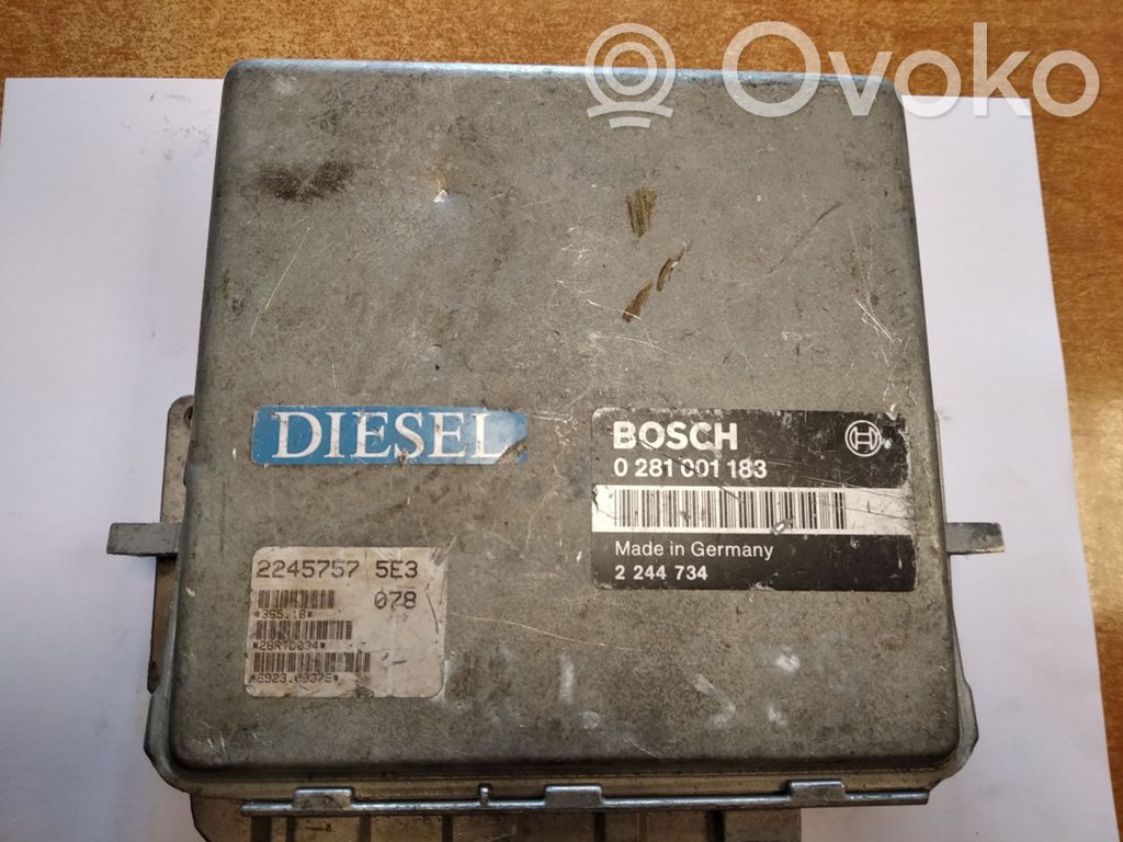 Engine control unit/module   0281001183,2244734