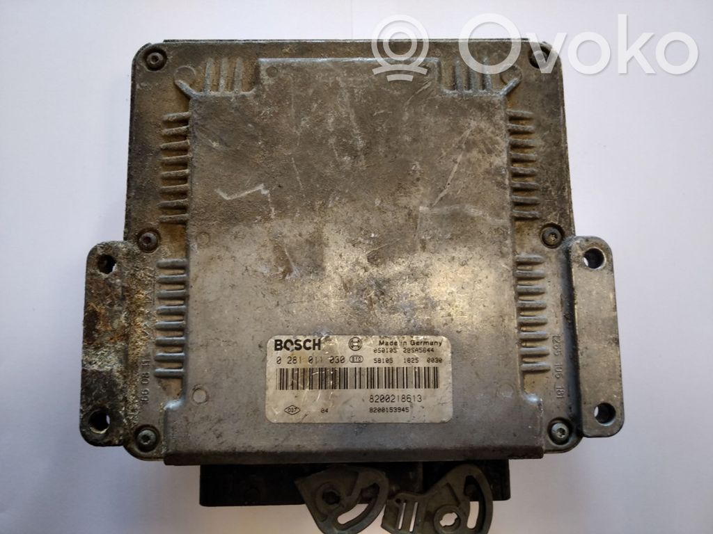 Engine control unit/module   0281011030,8200218613