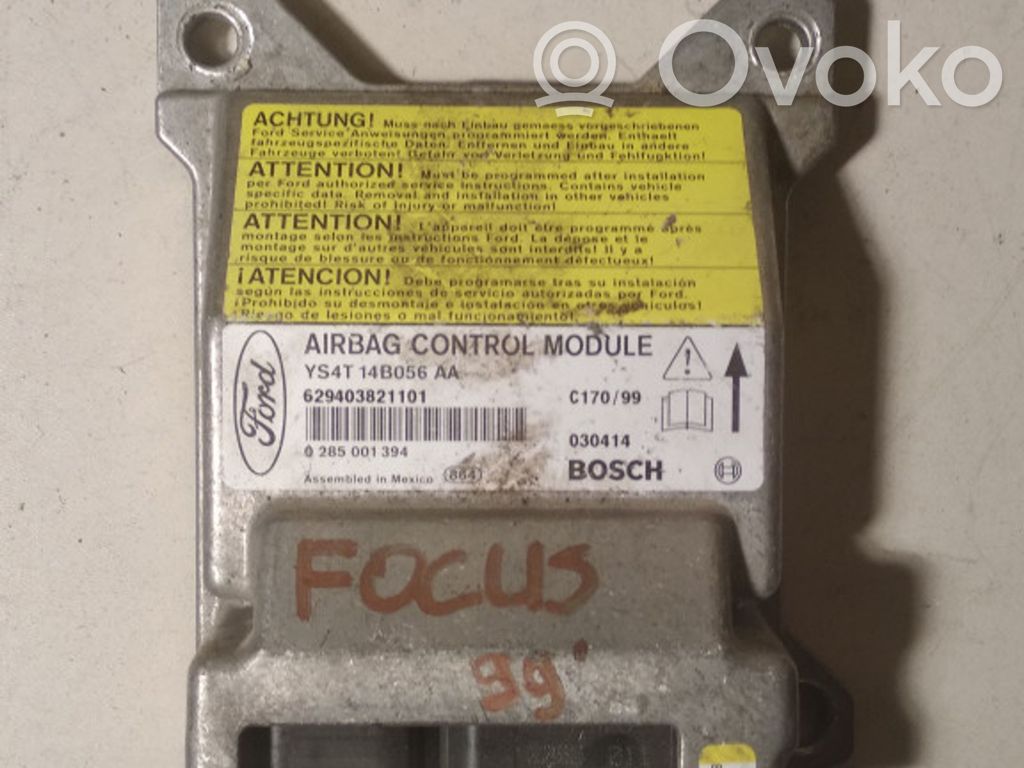 Turvatyynyn ohjainlaite/moduuli   YS4T14B056AA