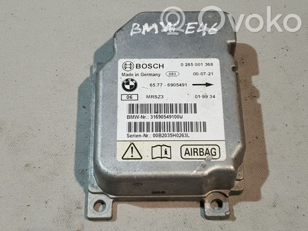 Airbag control unit/module   0285001368