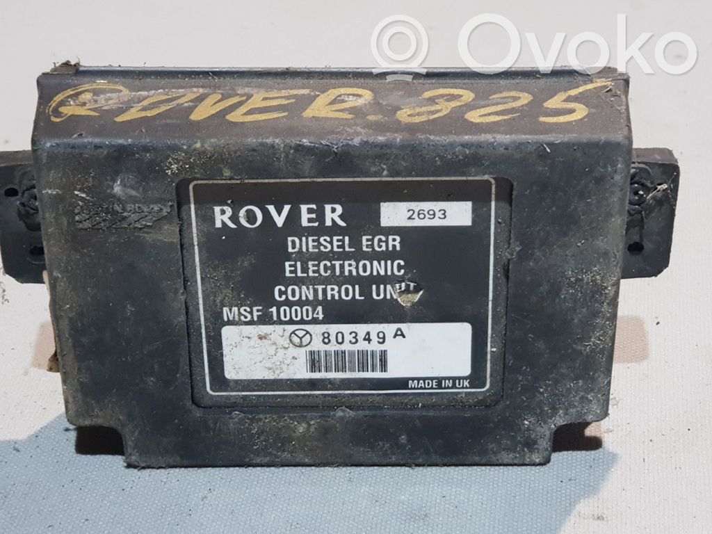 Other control units/modules   MSF10004