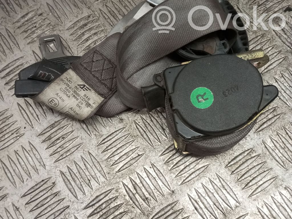 Pas bezpieczeństwa fotela tylnego   7M0857816F,95VW613B86,13059737,0416120,560196629