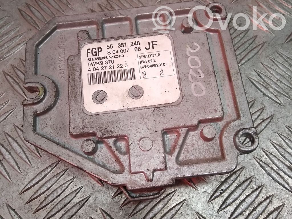 Engine control unit/module ECU   55351248JF