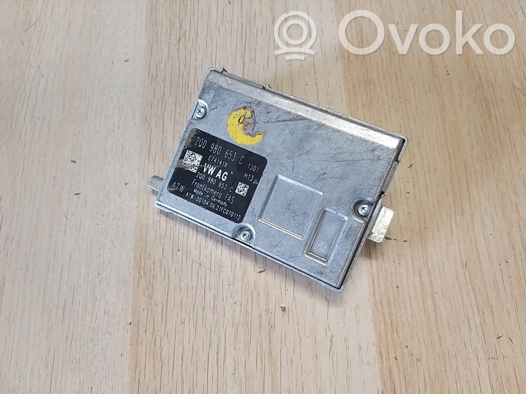 Volkswagen Polo VI Windshield/windscreen camera 