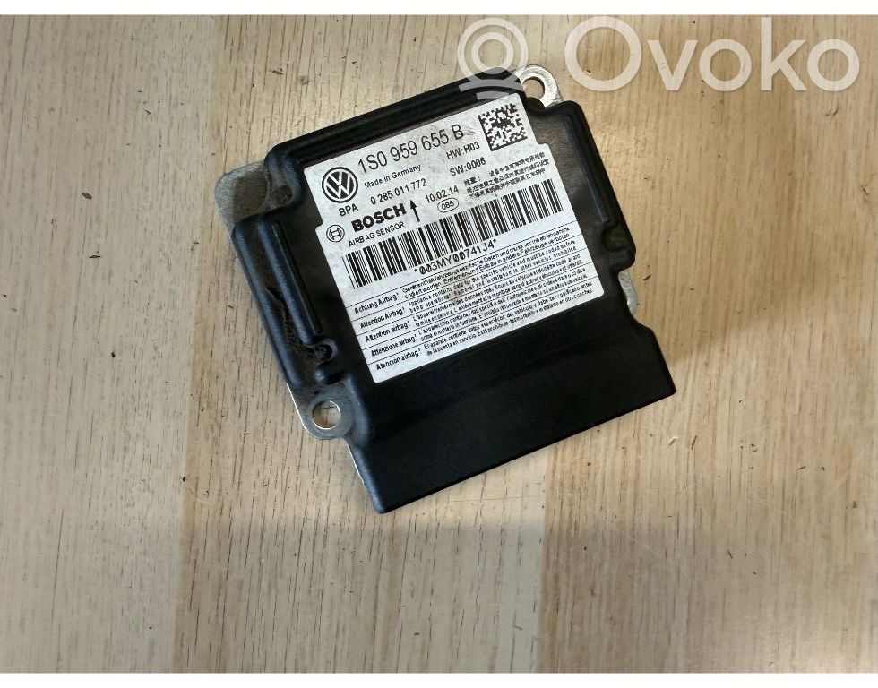Volkswagen Up Airbag control unit/module 