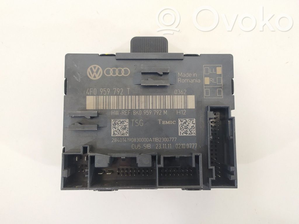 Module confort   4F0959792T,8K0959792M
