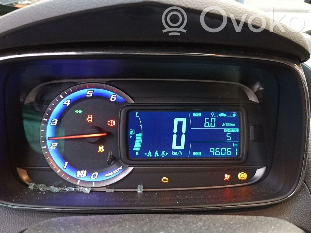 Chevrolet Trax Geschwindigkeitsmesser Cockpit 