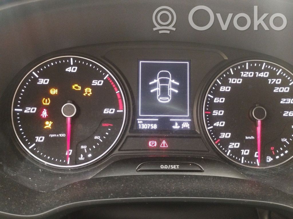 Seat Leon (5F) Speedometer (instrument cluster) 