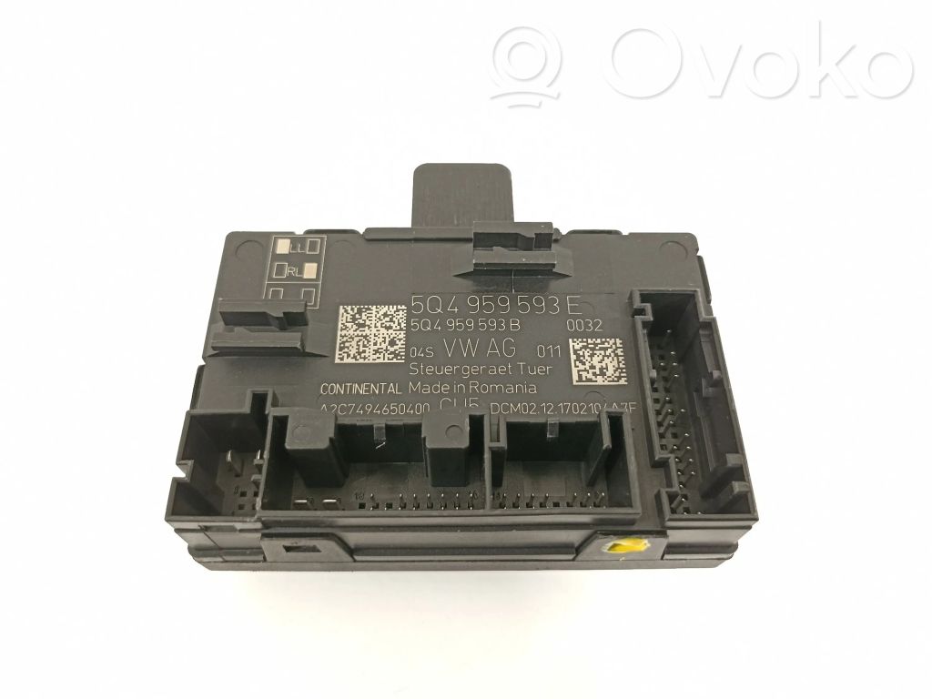 Módulo de confort/conveniencia   5Q4959593E,5Q4959593B,A2C7494650400