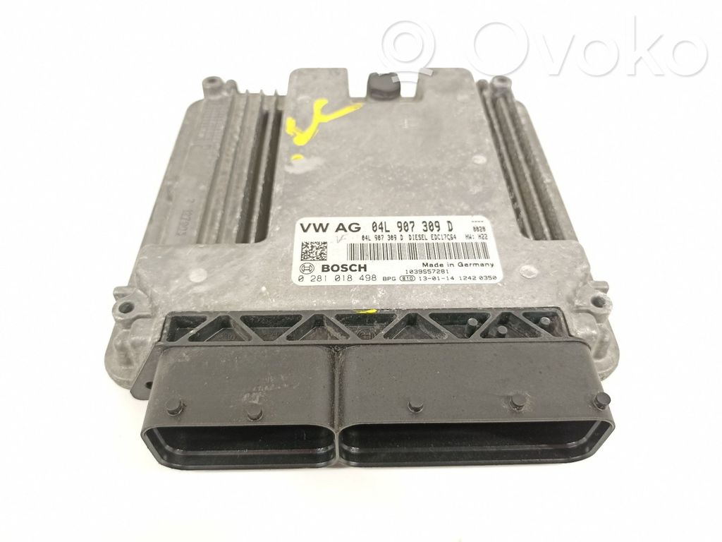 Engine control unit/module   04L907309D,0281018498