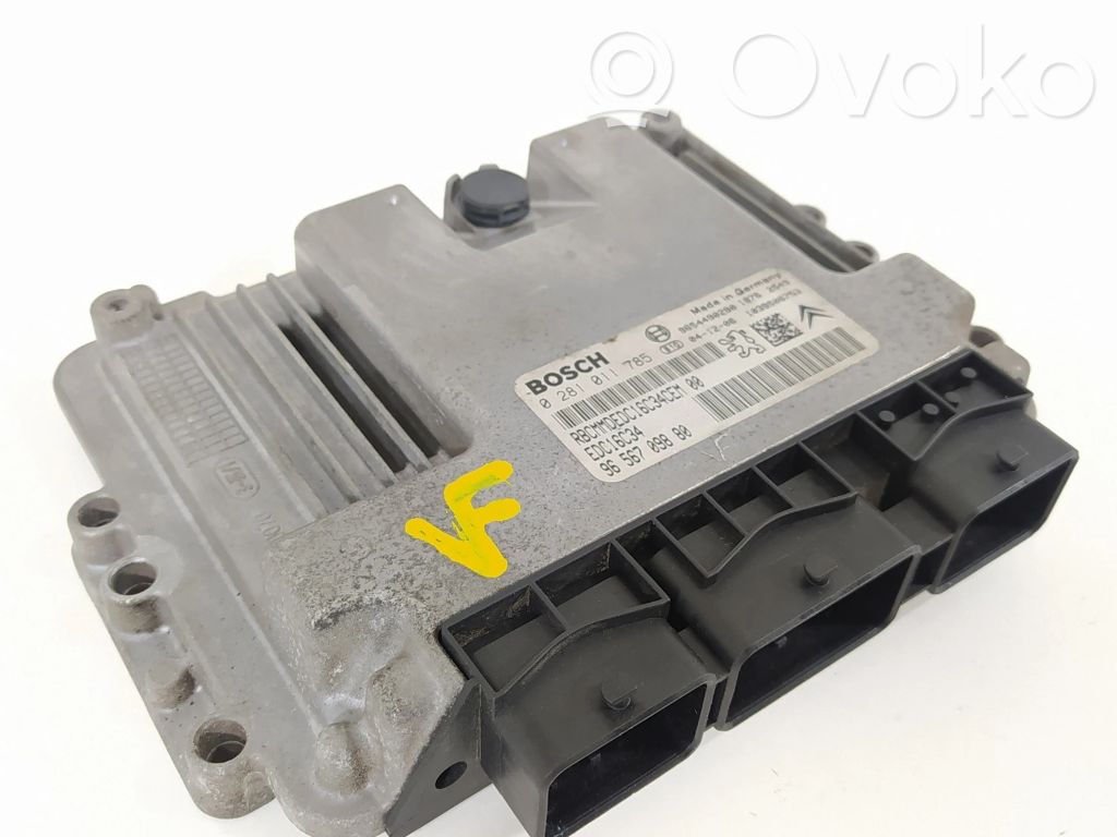 Engine control unit/module   9656709880,0281011785
