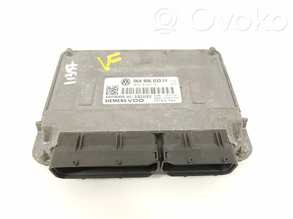 Engine control unit/module   06A906033FF,5WP40455