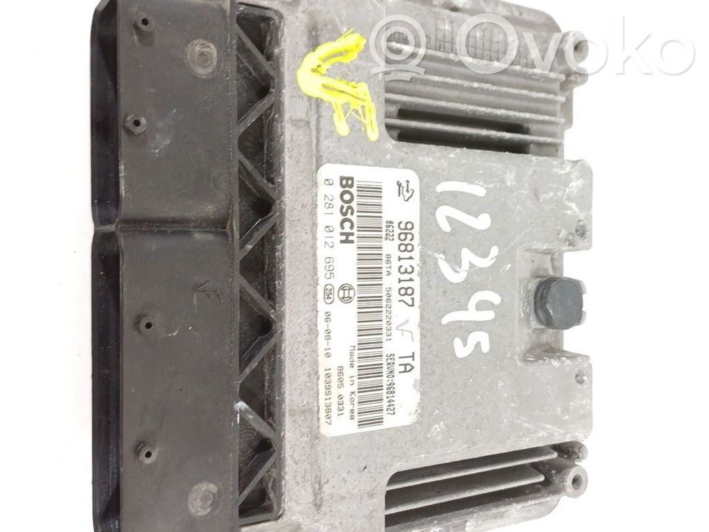 Engine control unit/module   96813187,96814427,0281012695