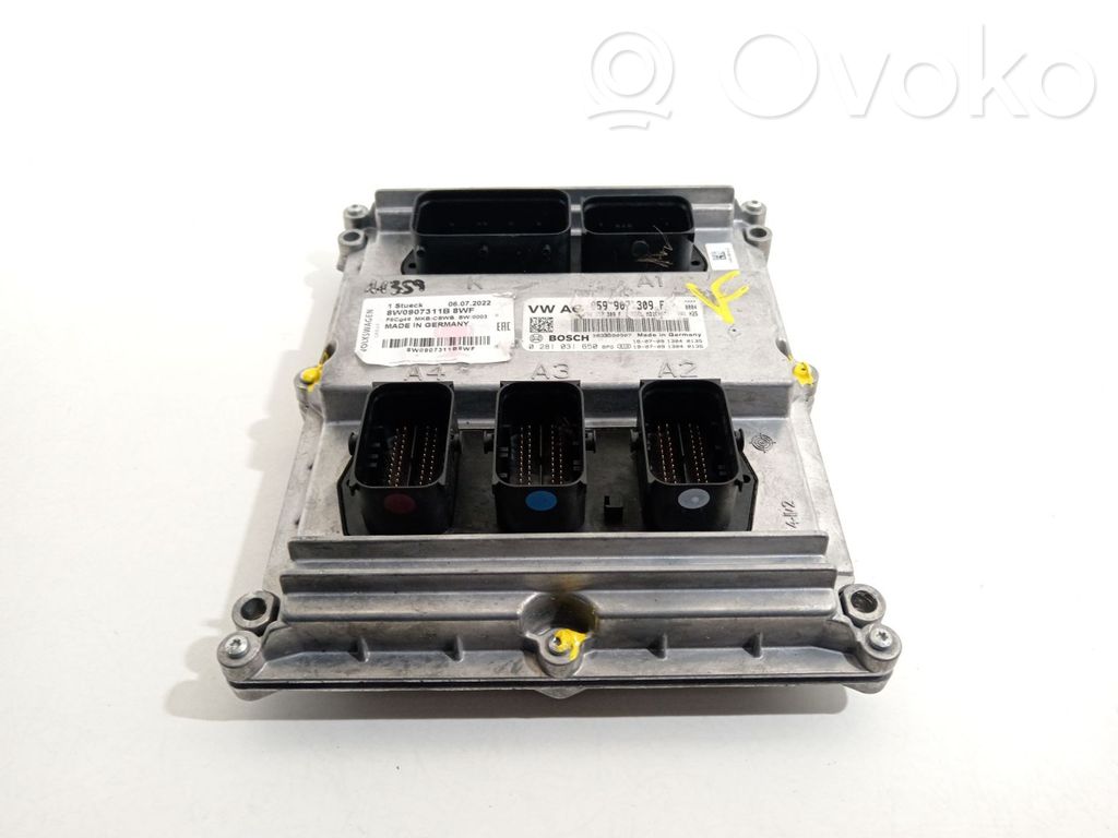 Engine control unit/module   059907309F,0281031650,8W0907311B