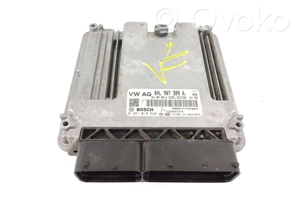 Engine control unit/module   04L907309A,0281018526