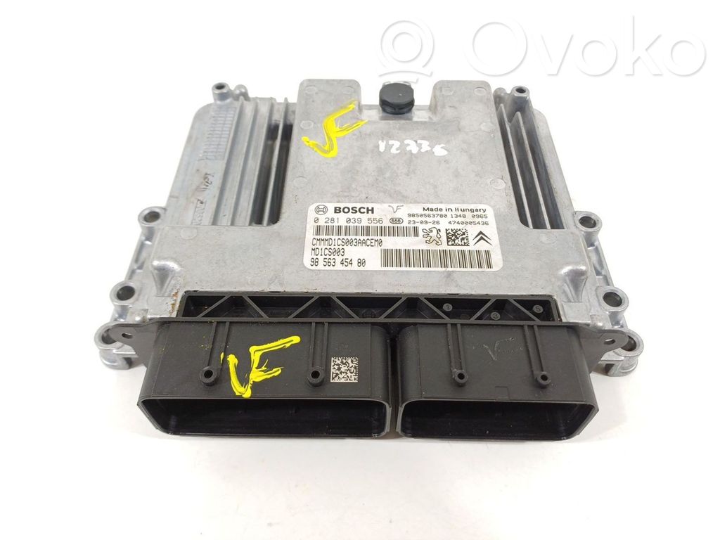 Engine control unit/module   9856345480,0281039556