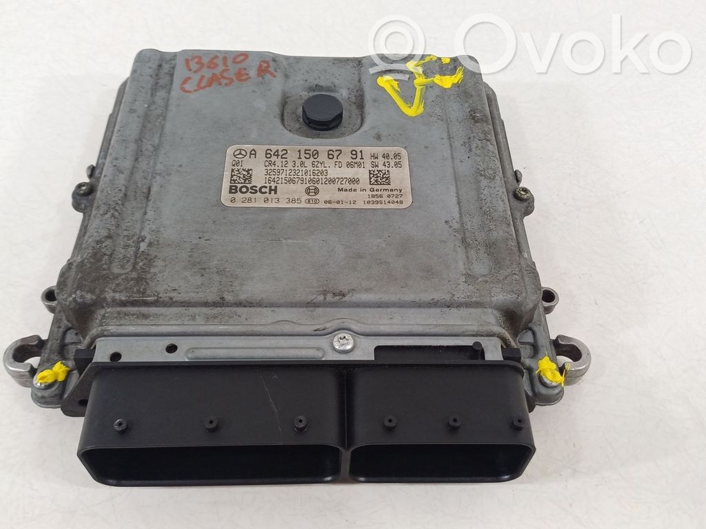 Mercedes-Benz R W251 Unitate/modul de control motor 