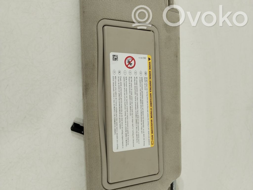 Opel Ampera Sun visor 
