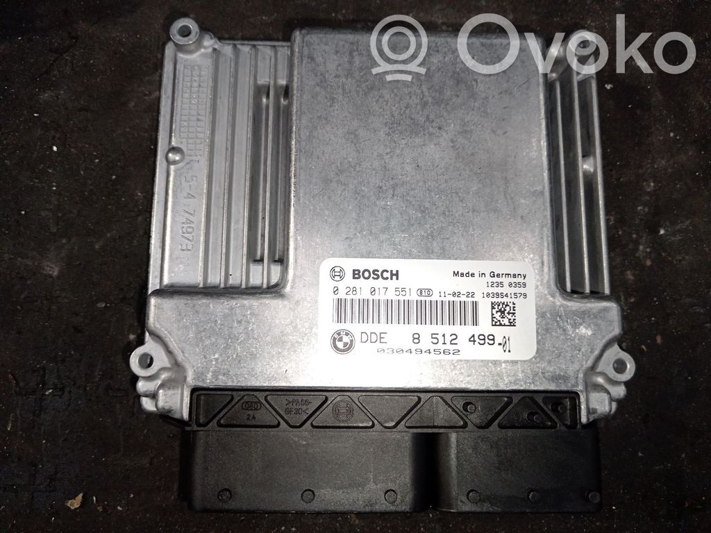 Dzinēja vadības bloks   8512499,0281017551,DDE8512499