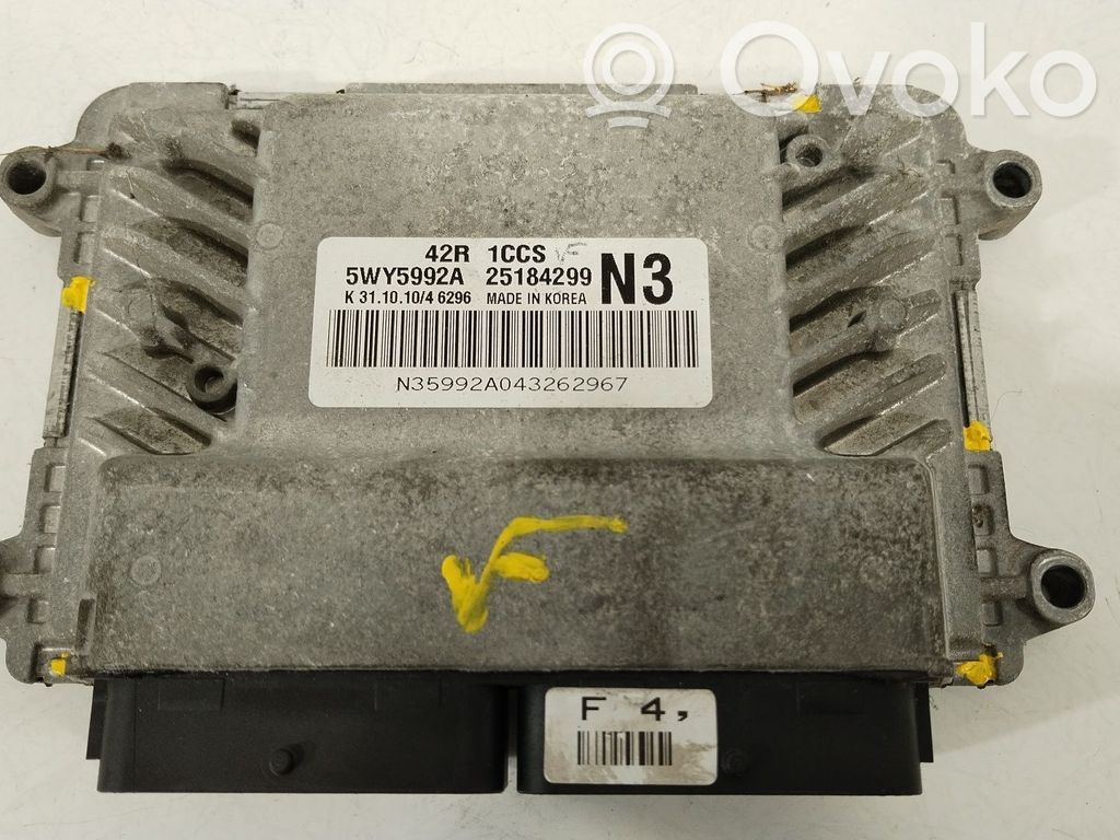 Chevrolet Aveo Engine control unit/module 
