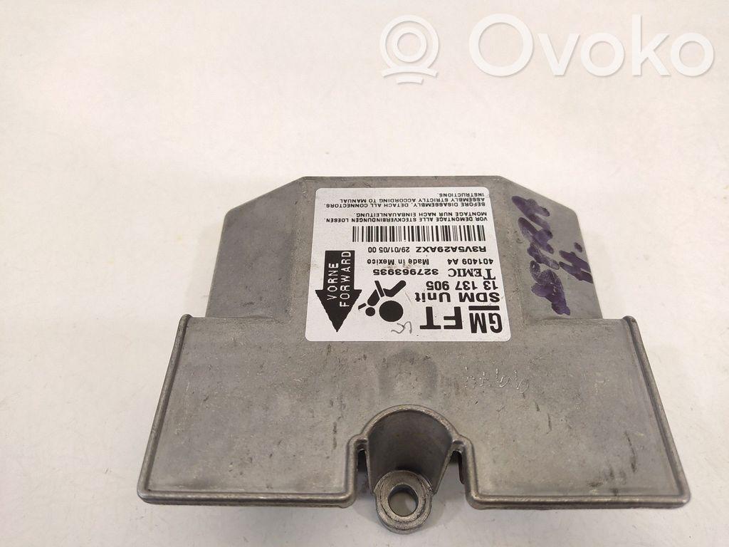 Opel Astra G Unitate/modul de comandă airbaguri 