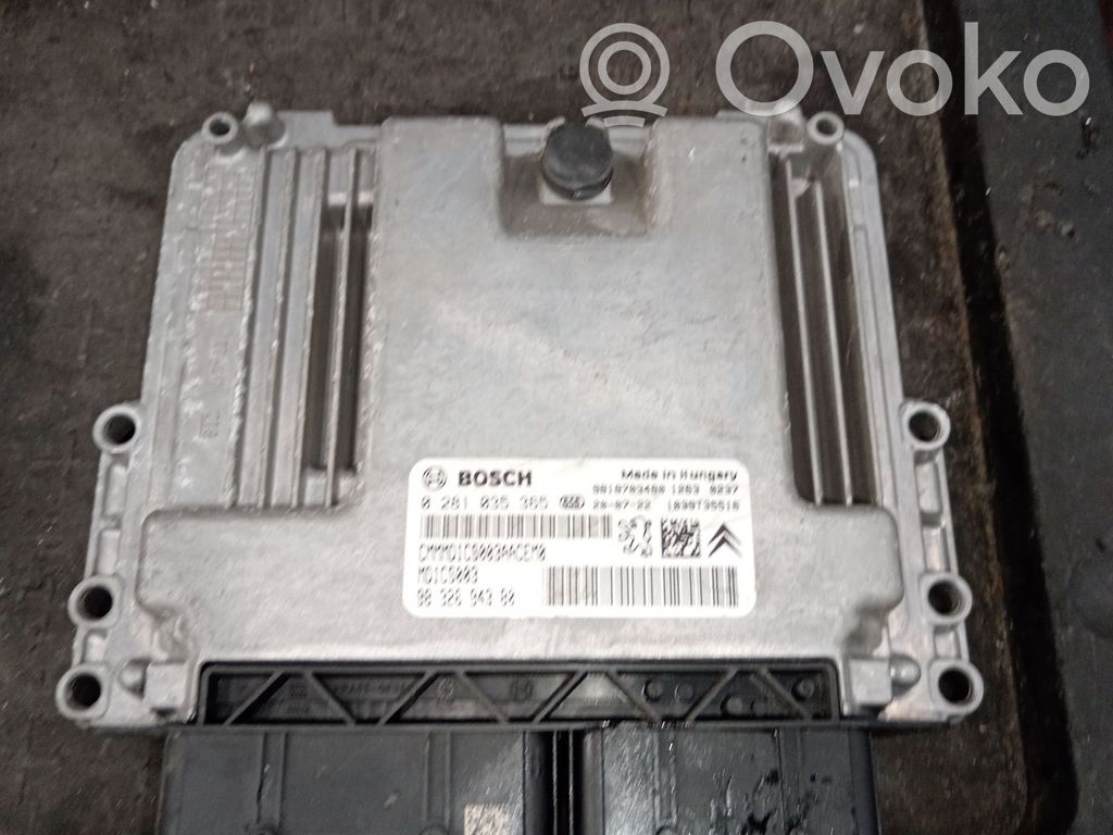 Citroen C3 Variklio valdymo blokas 