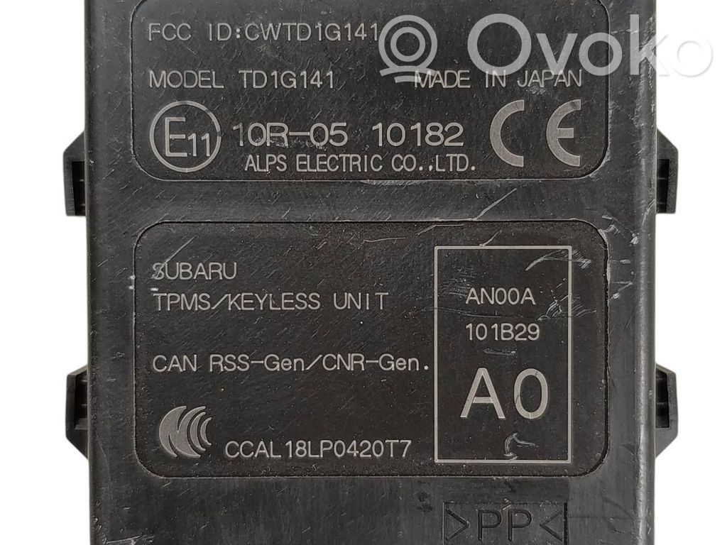 Subaru Outback (BS) Module de contrôle sans clé Go 