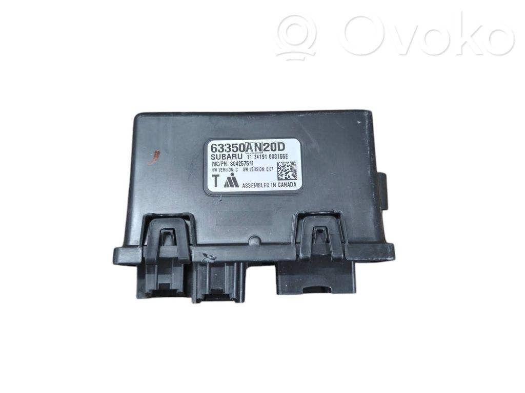 Subaru Outback (BT) Tailgate/trunk control unit/module 