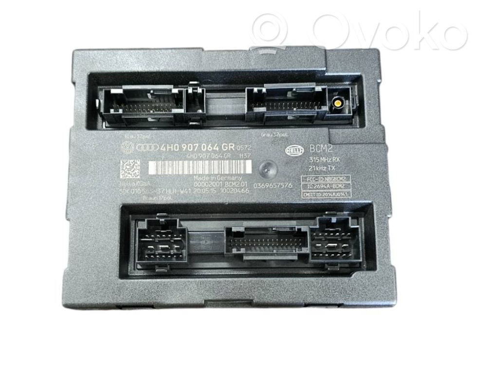 Audi A6 S6 C7 4G Module confort 