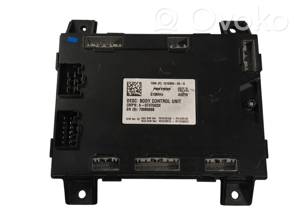 Tesla Model S Other control units/modules 