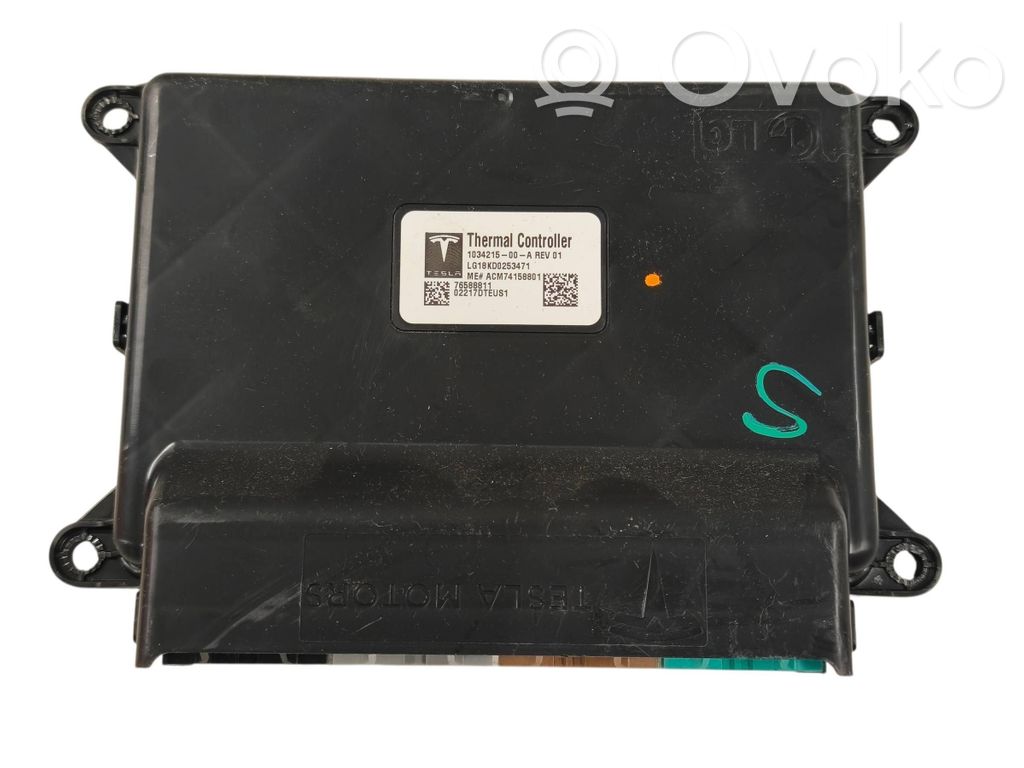 Tesla Model S Air conditioning/heating control unit 
