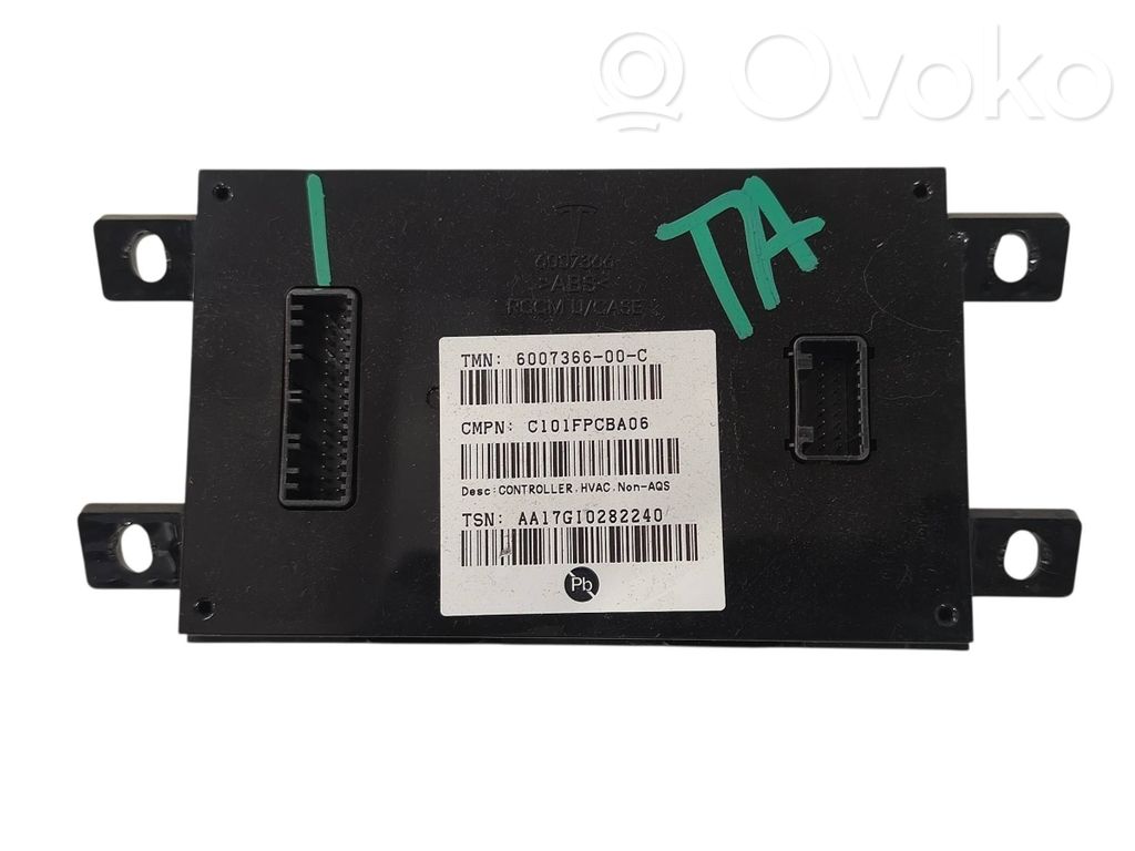 Tesla Model S Climate control unit 